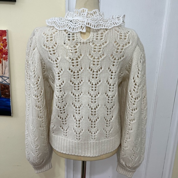 New -Sea
Patrizia Lace Combo Sweater - Picture 6 of 14